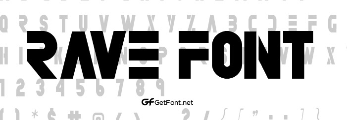 Download the Latest Rave Font!