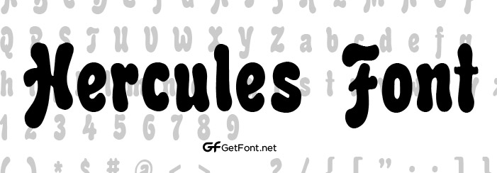 Download Hercules Font Now!