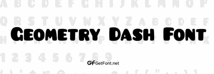 Download Geometry Dash Font Now!