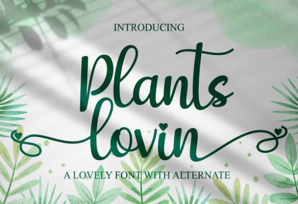 Plant Font